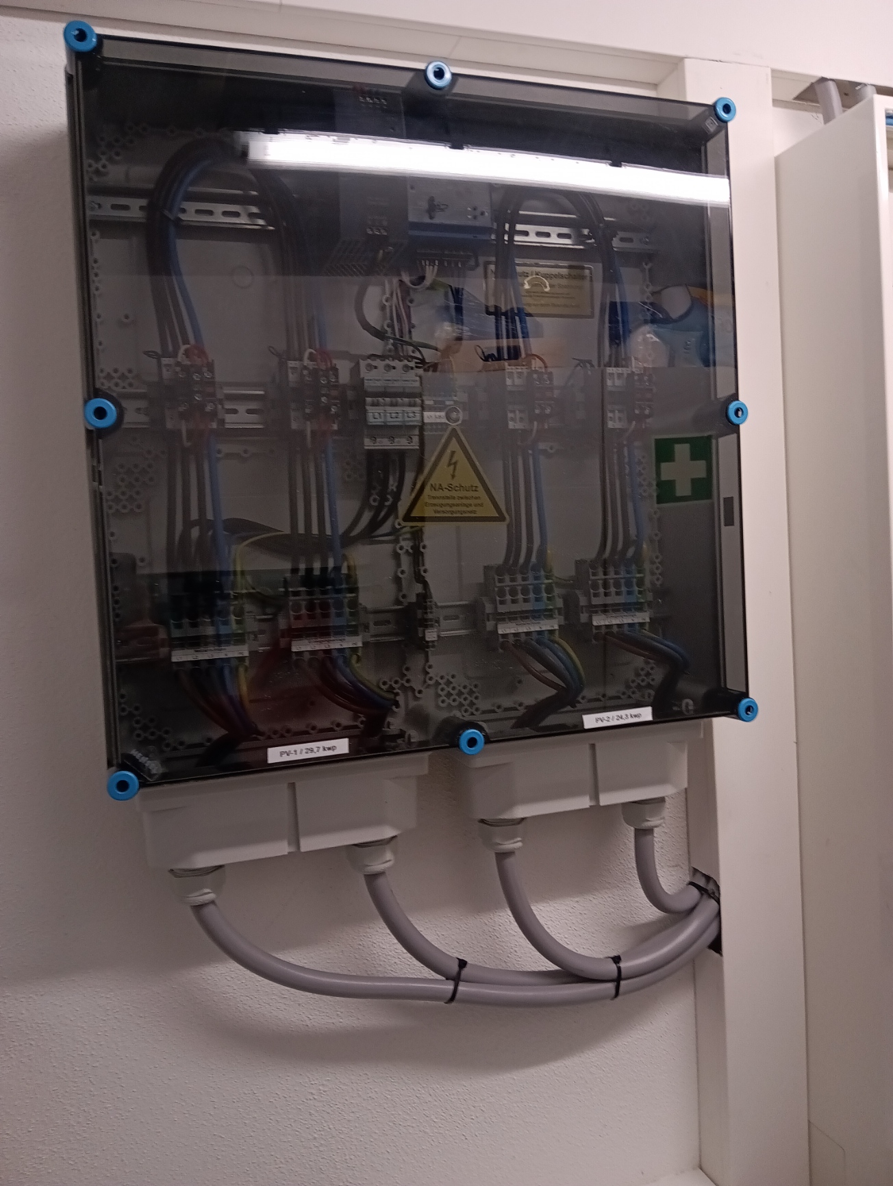 Sichere elektrische Verteilungseinheit